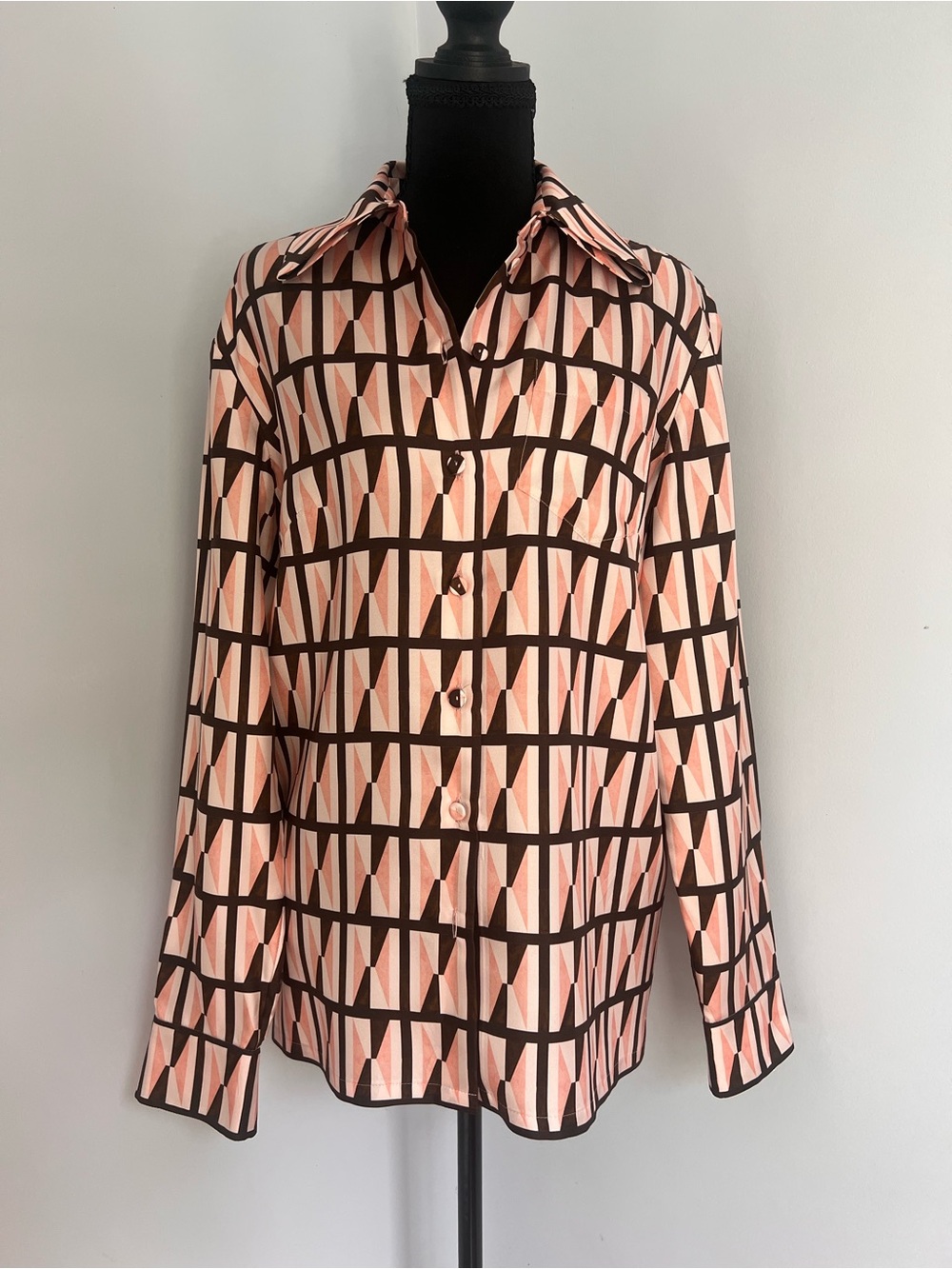 EMILIA WICKSTEAD
Patricia printed silk-twill shirt US4 $1081